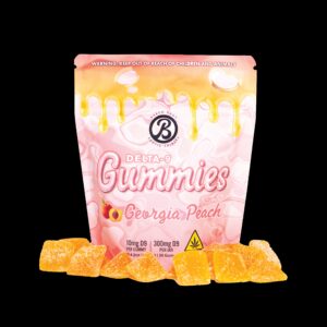peach edible gummies