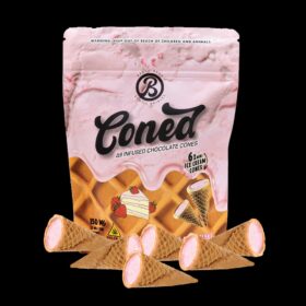 coned strawberry shortcake